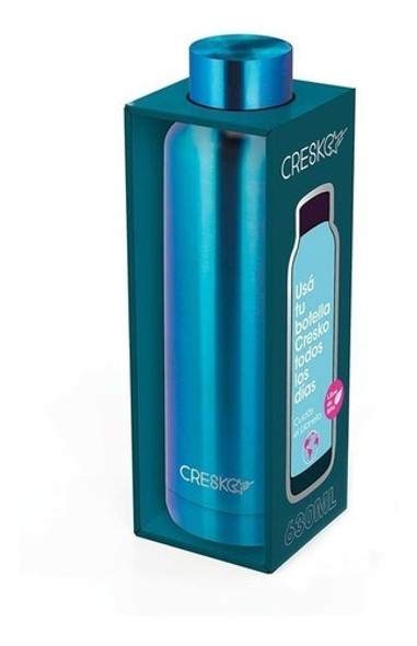 Botella Tornasolada Acero Inoxidable Termica 630ml Cresko 0