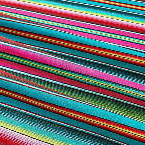 Fiesta Serape Stripe Fuschia, Quilting Fabric By The Yard 1