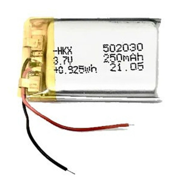 Bateria Auricular Dron Parlante 3.7v 250mah 502030 8334am 0 Bateria Auricular Dron Parlante 3.7v 250mah 502030 8334am 0