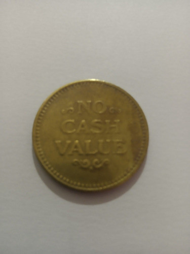 Ficha No Cash Value C/estrela - Usa 0