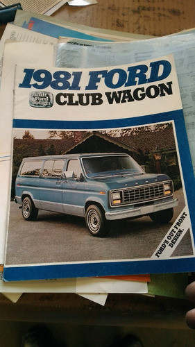 Folleto Catalogo De Ford Econoline F250 0