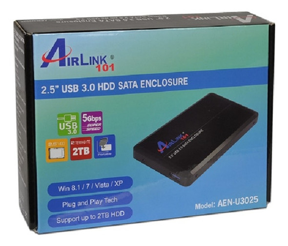 Bahia Gabinete 2.5 Superspeed Usb 3.0 Externa Sata Hdd Airli 1