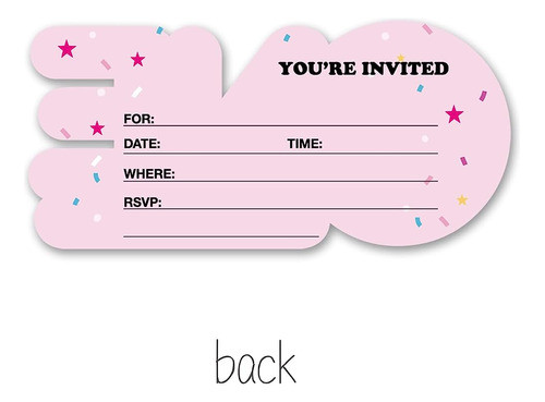 Sandía 1st Party Invitaciones Con Sobres, 20 Set Watermelon 1