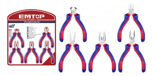 Set 5pcs Mini Alicate Emtop Eplsm0511 0