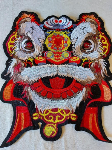 Aplique Bordado Oriental Dragón Mod. 2 0