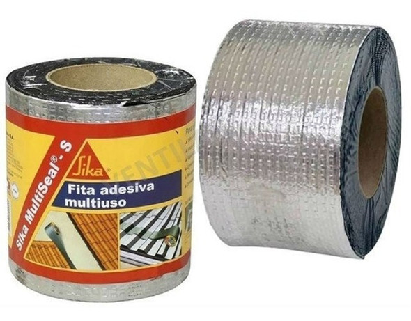 Fita Adesiva Multiuso M.seal-s Alumínio 10cmx10m Sika C/5 1