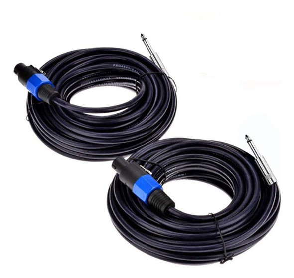 Yuyaokk Paquete De 2 Cables De Altavoz De 10 Pies A 1/4 PuLG 0