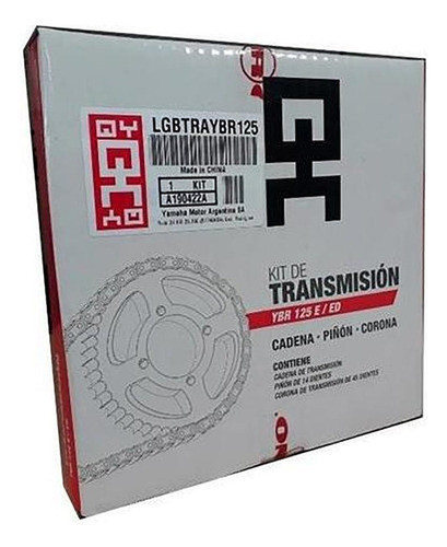 Kit De Transmisión Original Yamaha Qy Ybr 125 En Cycles 0