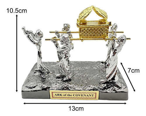 Arca Da Aliança Com Portadores Estátua Ornamento De Mesa 1