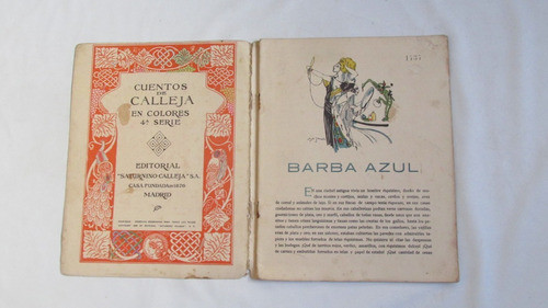 Barba Azul, Saturnino Calleja. Ilustraciones De Jose Zamova 1