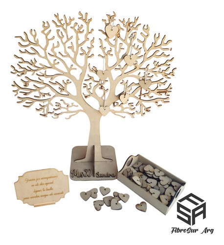 Árbol De Firmas En Fibrofácil 1