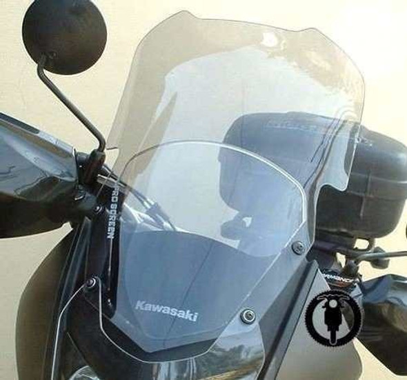 Parabrisa Ancho Elevado 56 Motos Klr 650 Kawasaki A Pedido 1