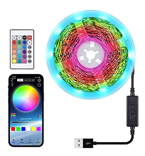 Tira De Luces Led De 10 Pies, Retroiluminación De Tv Rgb Par 0