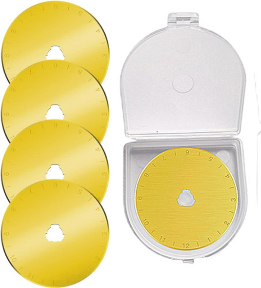 Cuchillas De 45mm Para Rotary Cutter, Pack De 5, Titanio 0 Cuchillas De 45mm Para Rotary Cutter, Pack De 5, Titanio 0