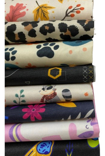 Tela Cordura Estampada Importada Diseño Geometria X Metro 1