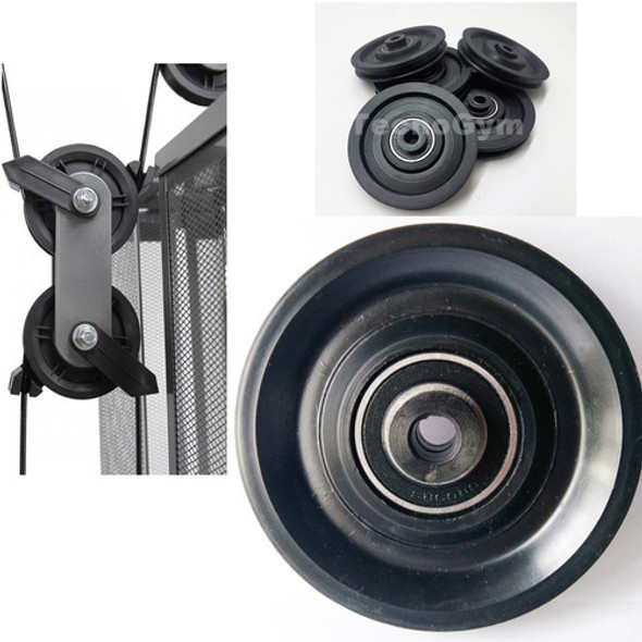 Polea Para Multigimnasio Con Rodamiento Roldana 90mm Tgm 0