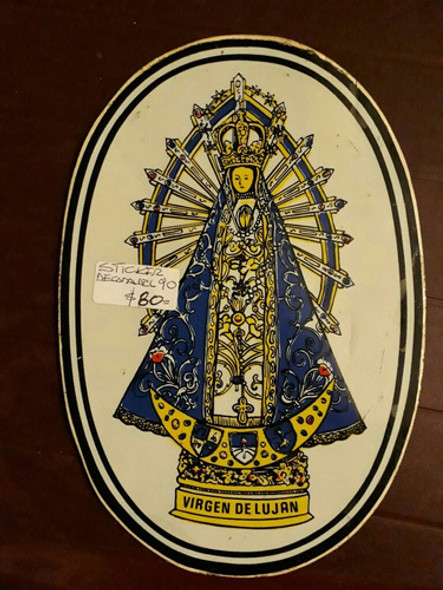 Calco Autoadhesivo. Virgen De Lujan. 0 Calco Autoadhesivo. Virgen De Lujan. 0
