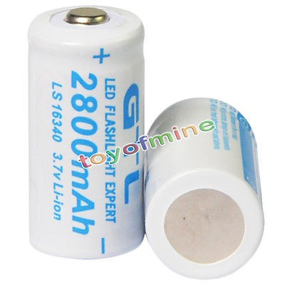 32pcs Cr123a 123a Cr123 16340 3.7v 2800mah Batería Celular P 1