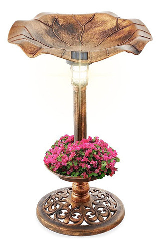 ~? Best Choice Products Outdoor Solar Lighted Pedestal Bird 0
