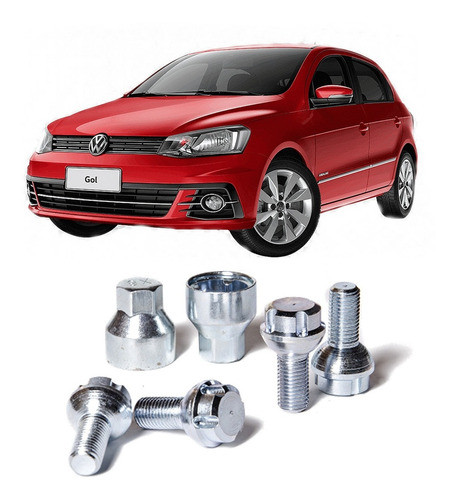 Tuercas De Seguridad Vw Gol Trend Voyage Bora Vento Saveiro 0