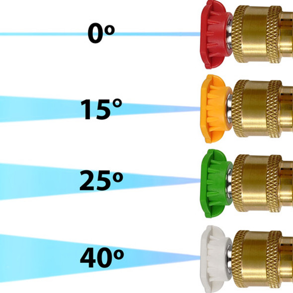 Bicos Coloridos Engate Rápido Para Lavadora Karcher Hd 6/15 1