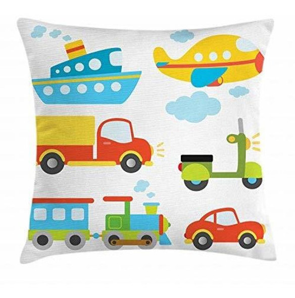 Boy Y Apos; S Throw Almohada Cojín Cubierta Por Ambesonne Ti 0