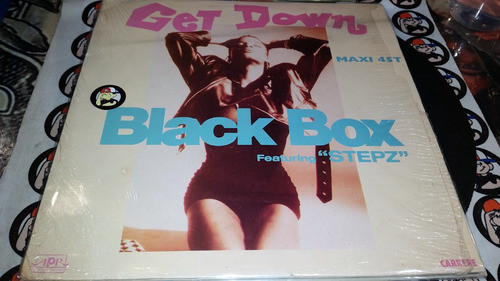 Black Box Feat Stepz Get Down Vinilo Maxi France 1990 0