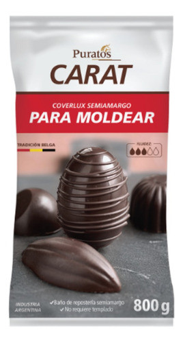 Chocolate De Moldeo Carat Coverlux Semiamargo 0