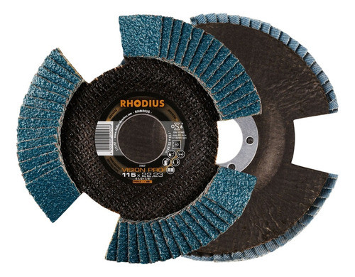 791112 Disco Flap 115mm 4,5in Gr40 Rhodius Alemania Layva 0
