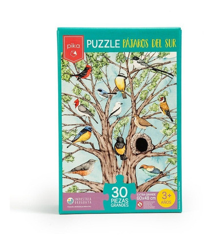 Puzzle Pájaros Del Sur 30 Piezas Pika 0