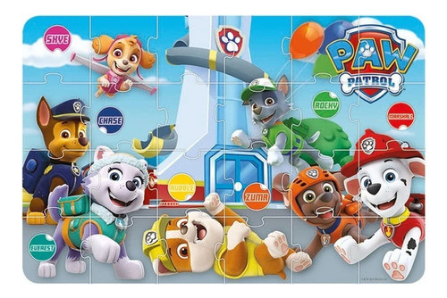 Rompezabezas Puzzle Paw Patrol 20 Piezas 96 X 64 Cm 0