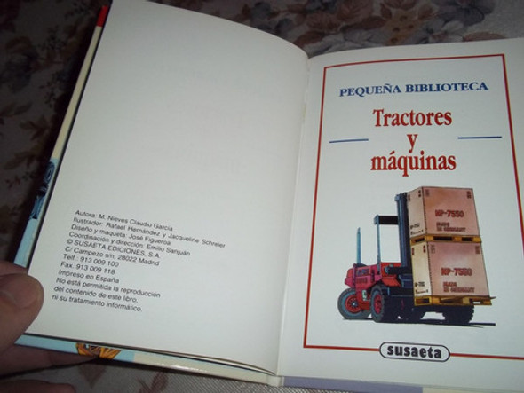 Las Maquinas Tractores Y Maquinas Pequeña Biblioteca Garcia 1