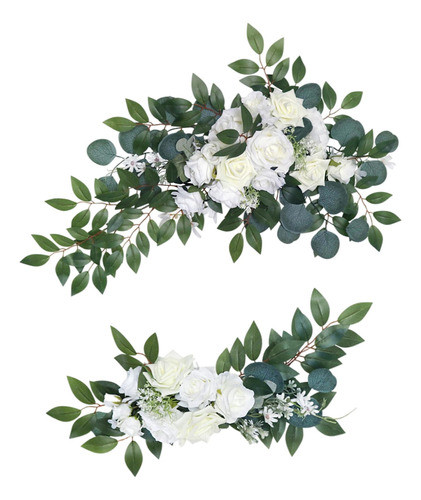 2x Simulação De Flores De Arco De Casamento Feito À Mão 0