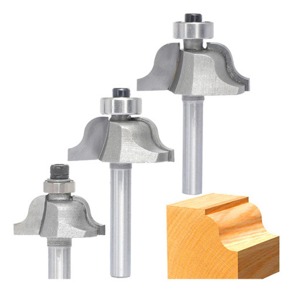 Conjunto De Bits Akylin Para Router Cortadores De Doble Radi 0