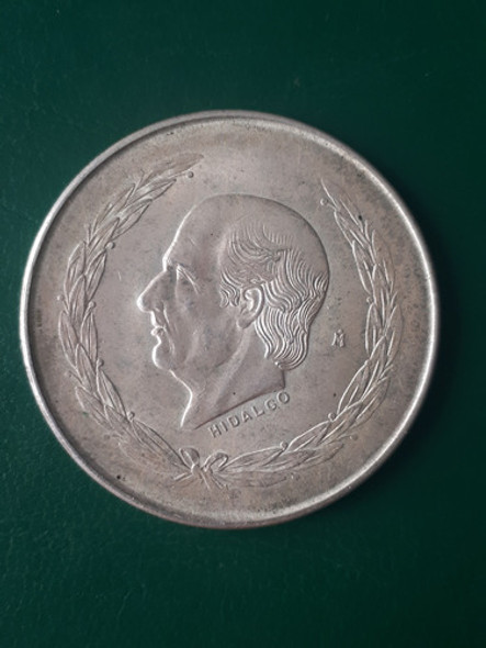 México 1952 5 Peso Plata Sin Circular, En Cápsula 0