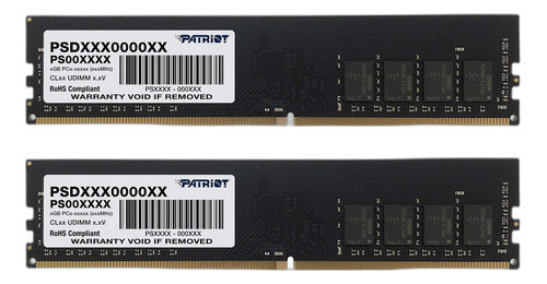 Patriot Firma Linea Ddr4 16 Gb 2 X 8 Gb 2666 Mhz Pc4  21300 0
