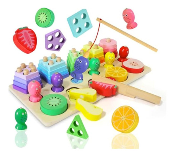 Juguetes Educativos Montessori De Madera Para 0