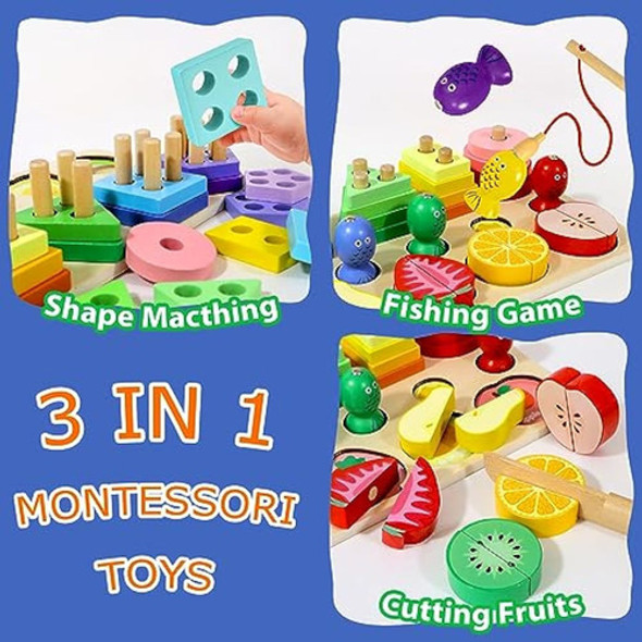 Juguetes Educativos Montessori De Madera Para 1