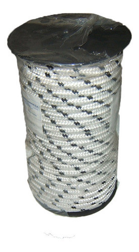 Soga Trensada Multifilamento 08mm Poliprop (30 Mts) Cris/neg 0