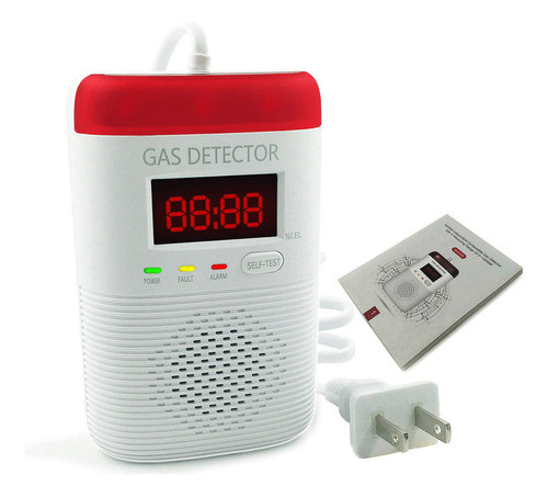 Ngpopx Detector De Gas Natural, Pantalla Digital, Detector . 0