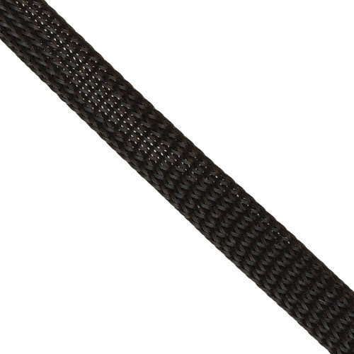 20 Metros Malha Náutica Expansível Preta 20mm Sleeve Cable 0