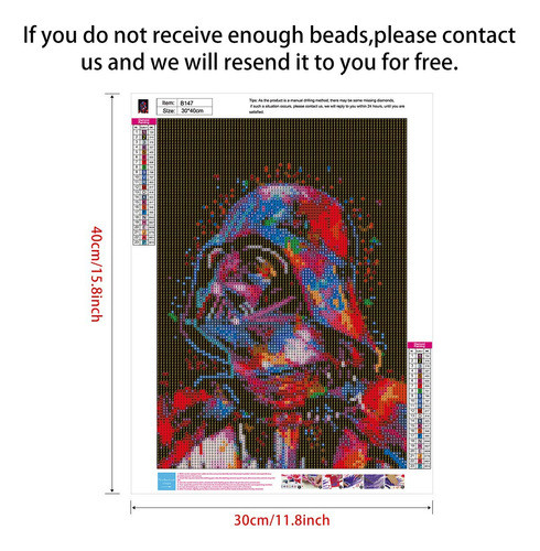 Pintura Por Diamantes 30x40cm Kit Completo [83r1z84k] 1