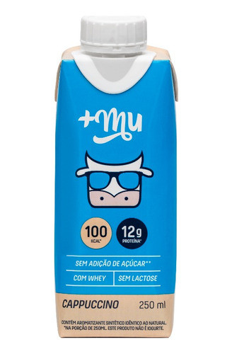+mu Bebida Láctea Cappuccino 250ml - Mais Mu 0