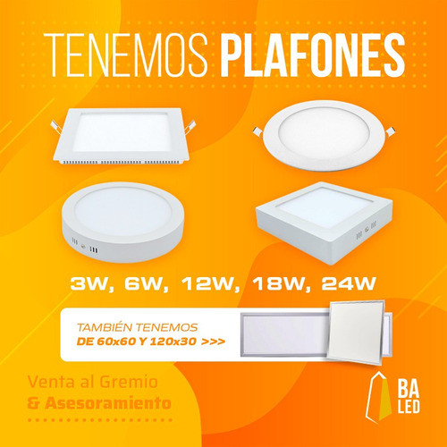 Driver Para Panel Plafon Led 18w Embutir Aplicar Repuesto 1