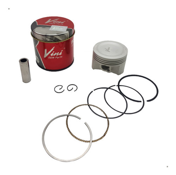 Kit Pistão Anéis Vini Cg Fan 125 Ano 2009/2018 1.50 0