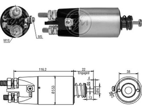 Solenoide O Automatico De Arranque Zm 2-897 0