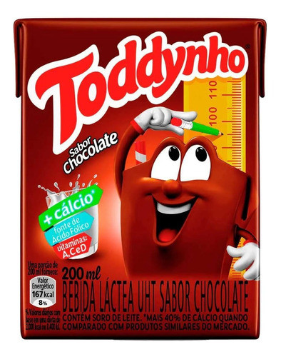Bebida Láctea Uht Chocolate Toddynho 200ml 24 Un +3 Grátis 0