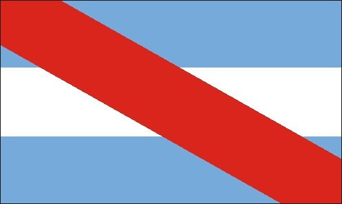 Bandera De Entre Ríos 90 X 60cm Oficial Refuerzo Y Sogas 0