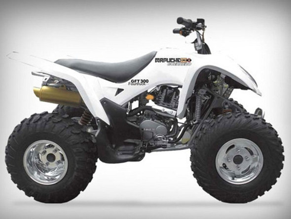 Llanta Delantera Aluminio Cuatriciclo Guerrero Gft 200 1