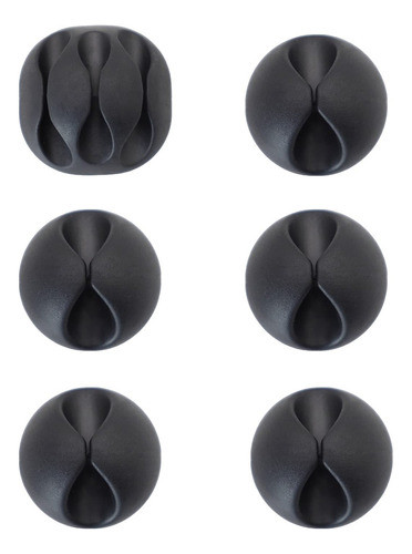 Sdzonges Organizador De Cables, 6 Clips Para Cables, Soporte 0